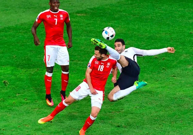 Les notes de la Suisse face à la France