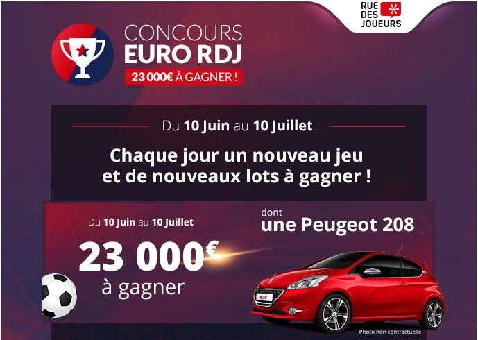 Gagnez une voiture pour l&rsquo;Euro et 10.000€ de cadeaux !