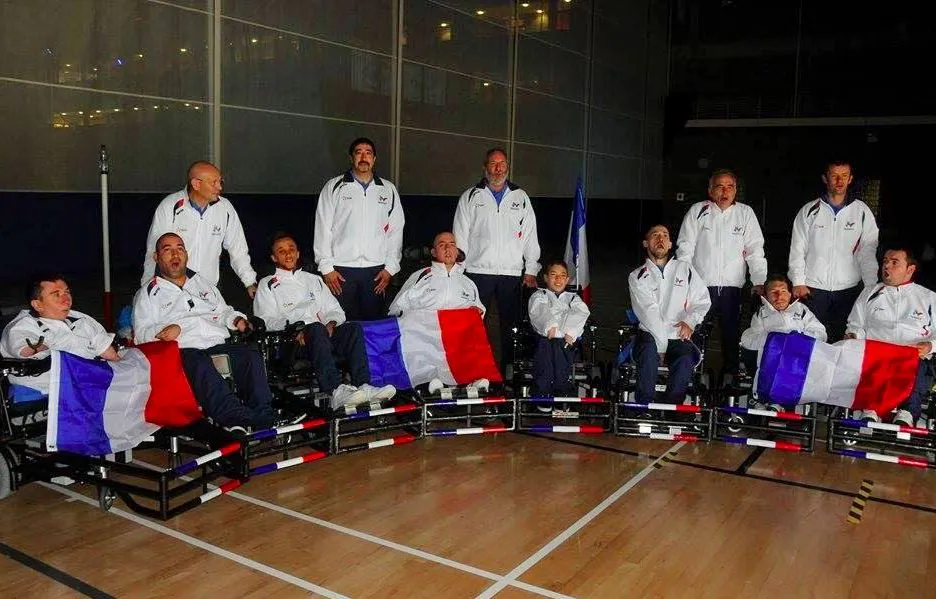 L&rsquo;équipe de France de foot-fauteuil à la conquête de la Coupe du monde