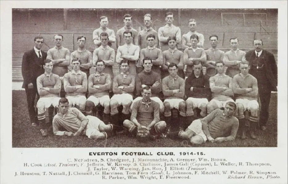 Everton, le champion oublié de la Grande Guerre