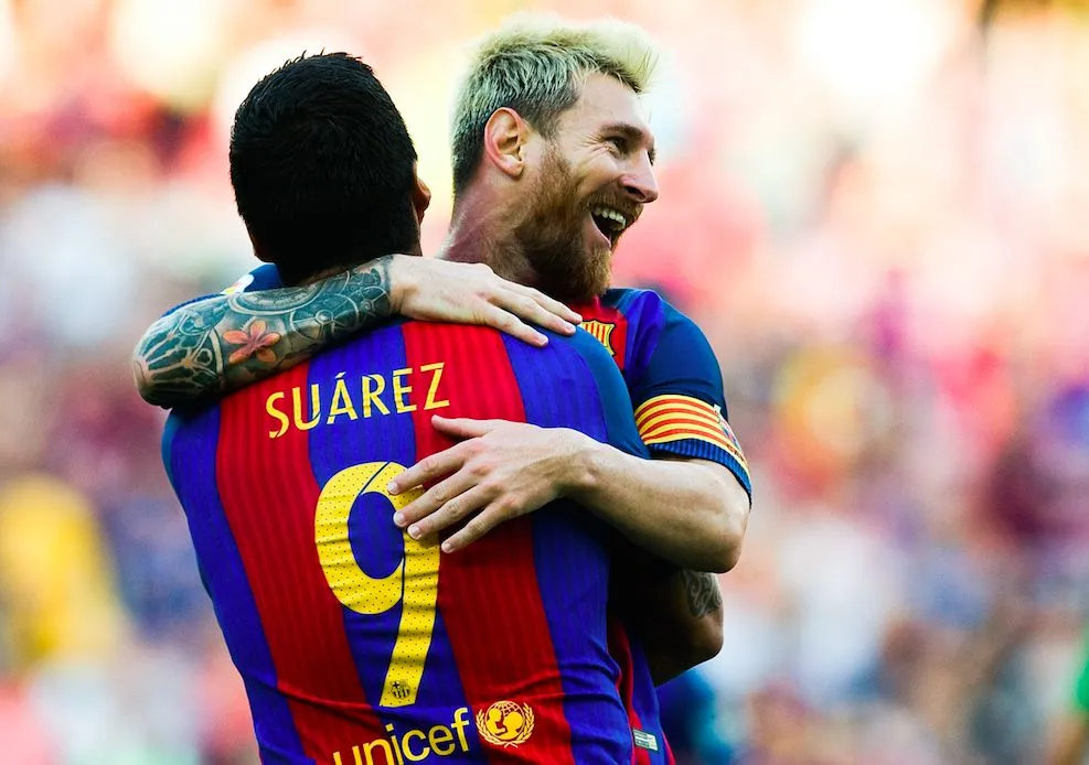 Suárez : «<span style="font-size:50%">&nbsp;</span>Messi est une bête<span style="font-size:50%">&nbsp;</span>»