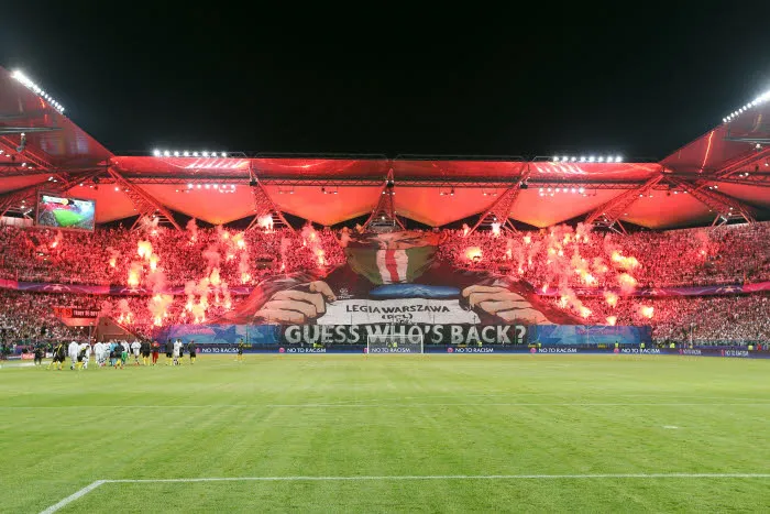 Le magnifique tifo du Legia Varsovie
