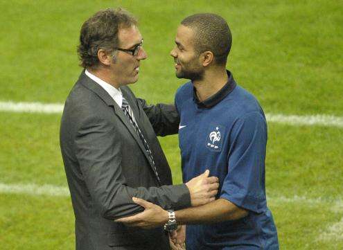 Photo : Tony Parker et Laurent Blanc