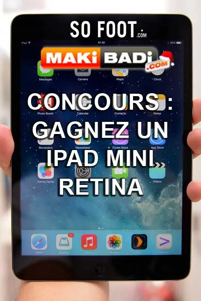 Gagnez un iPad Mini Retina avec Makibadi.com