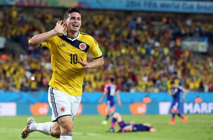 Vine : James Rodríguez ouvre le score
