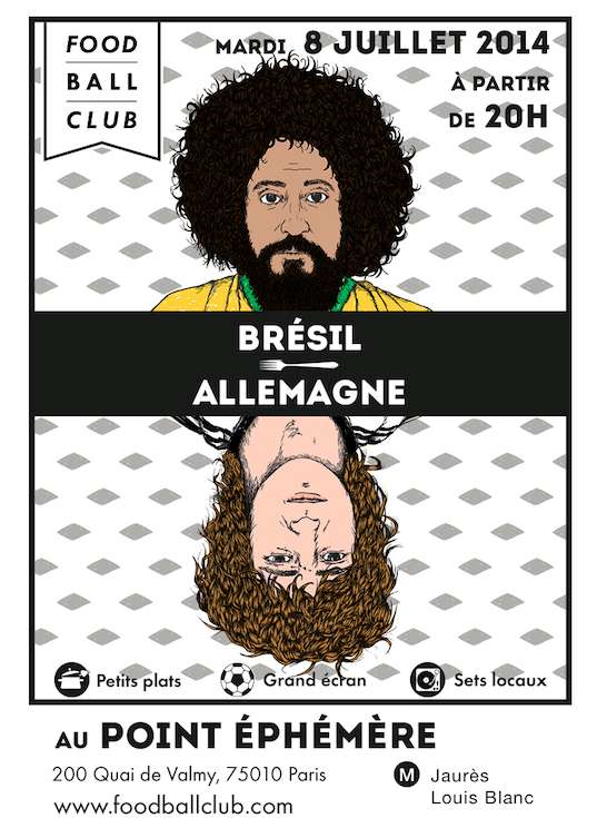 Food Ball Club : Brésil/Allemagne