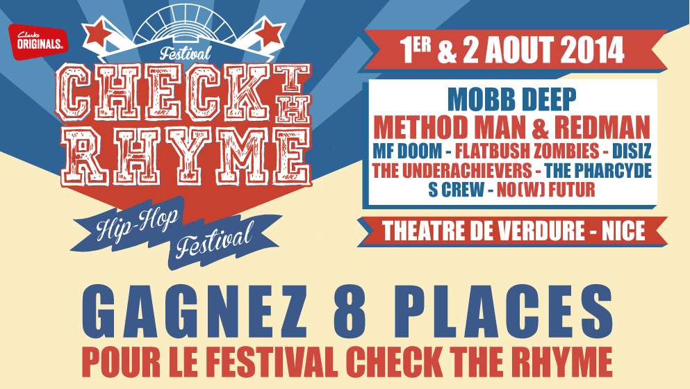 Gagnez 8 places pour CHECK THE RHYME