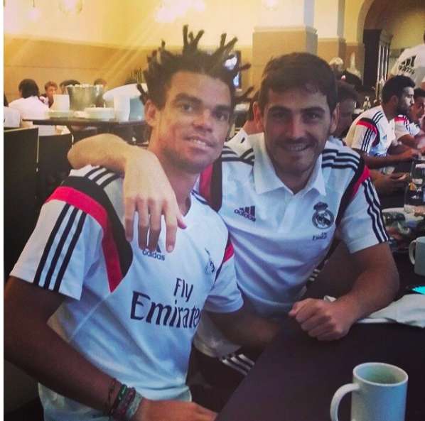 Photo : Pepe et sa nouvelle coupe