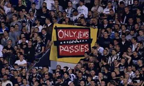 Banderole antisémite à Belgrade