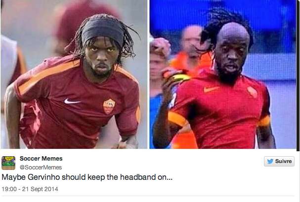 Gervinho moqué pour ses cheveux