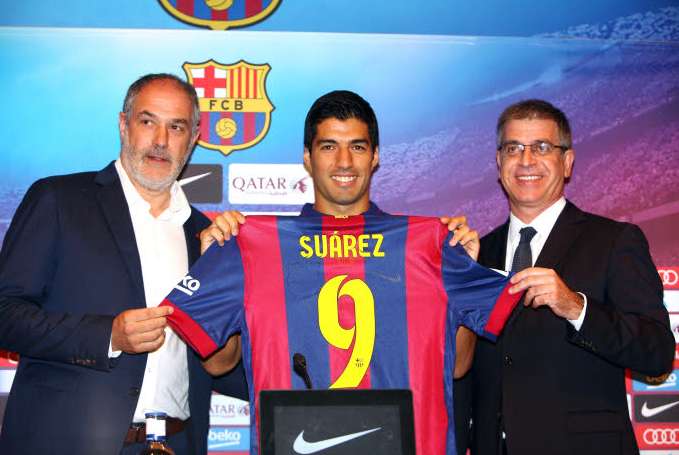 Vine : les buts de Suárez