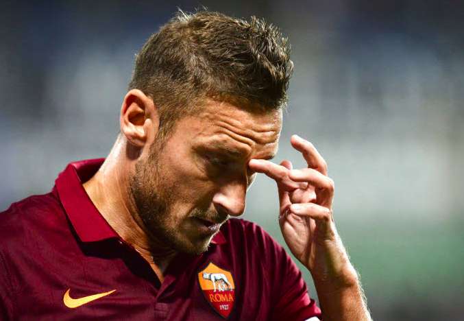 Francesco Totti crie au scandale