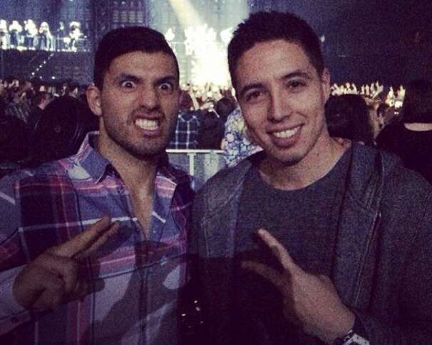 Photo : Nasri, Agüero et Beyoncé