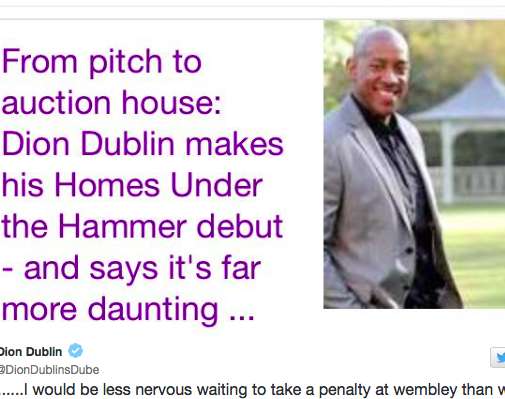 Dion Dublin, présentateur TV