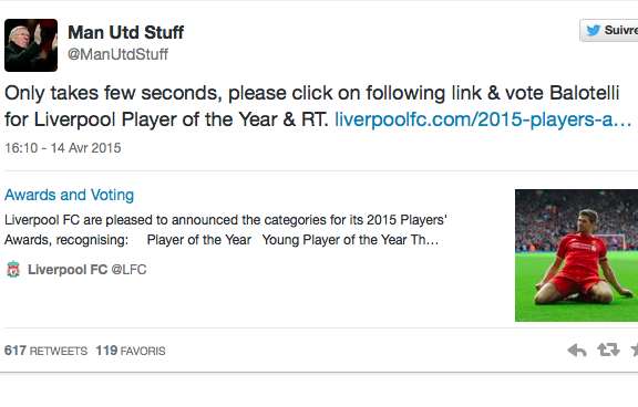 Les fans de Manchester United veulent piéger ceux de Liverpool