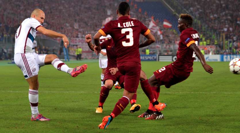 Mi-temps : 5-0 pour le Bayern, 6-0 pour le Shakhtar