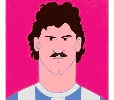 Il dessine des joueurs façon 70&rsquo;s