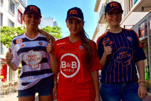 Les 3 maillots 2015-16 du FC Lorient