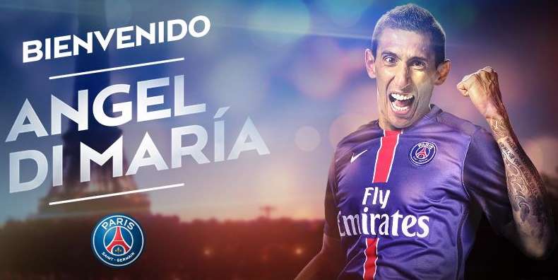 Officiel : Angel Di Maria signe 4 ans au PSG