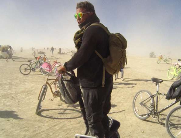 Photos : Ronaldo en virée au festival Burning Man