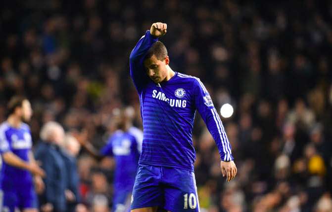 Hazard trollé pour son penalty manqué