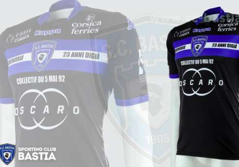 Un maillot commémoratif pour Bastia