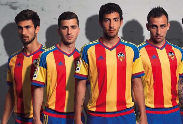 Le nouveau maillot extérieur de Valence