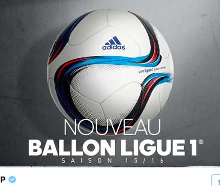 Twitter : Le nouveau ballon de Ligue 1 dévoilé