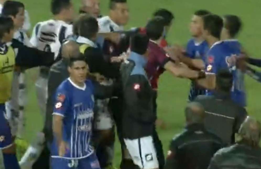 Un match dégénère encore en Argentine