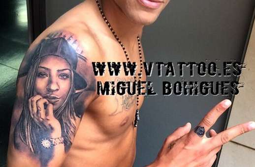 Le nouveau tatouage de Neymar