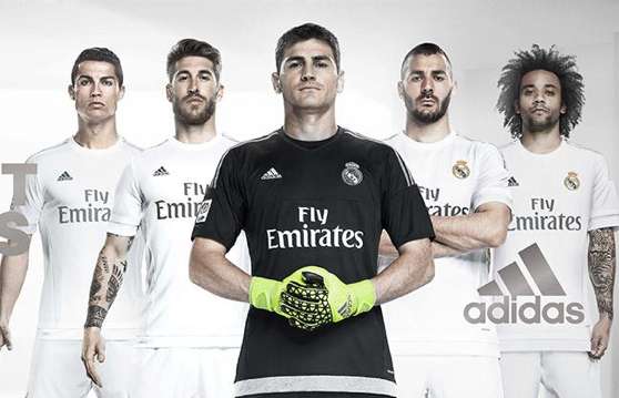 Les nouveaux maillots du Real