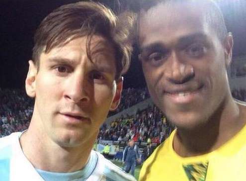 Deshorn Brown et le selfie avec Messi