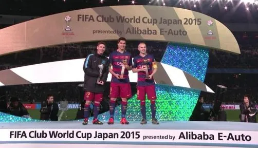 Photo : Suárez meilleur joueur du Mondial des clubs