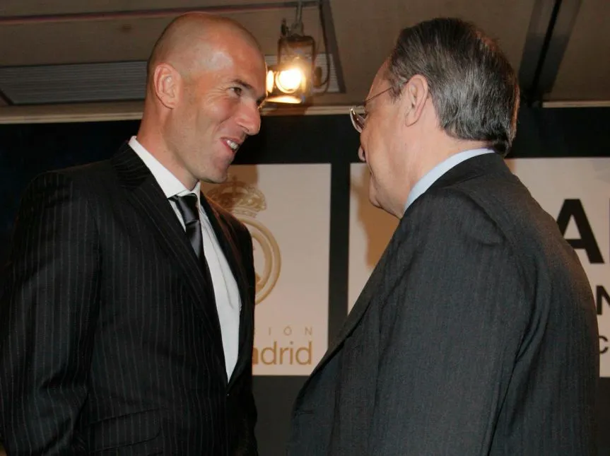 Zidane, le pompier de Florentino