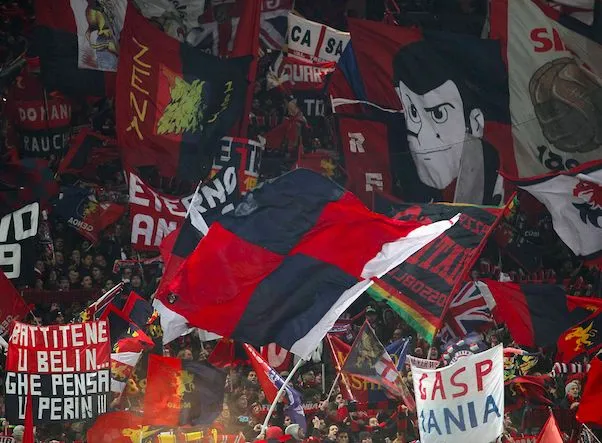 Les tifos du derby gênois