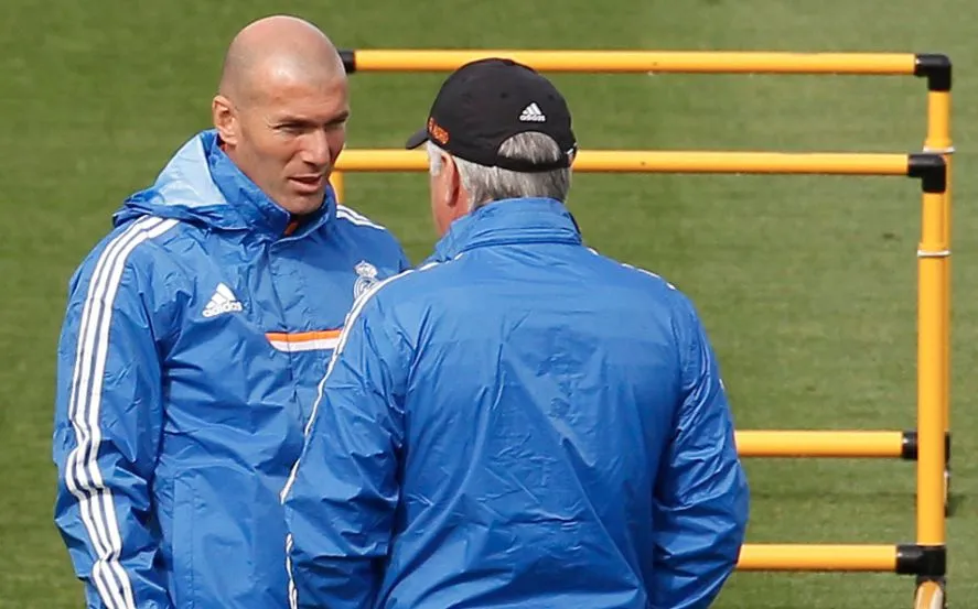 Zidane, le bon disciple de Carletto