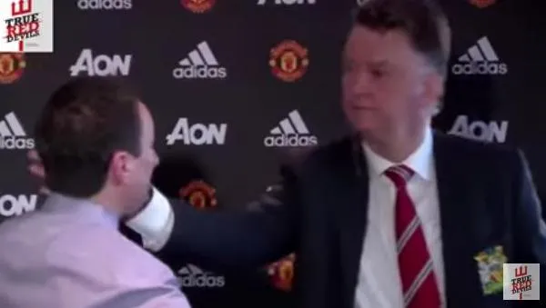 Vidéo : Van Gaal un poil insolent avec un journaliste