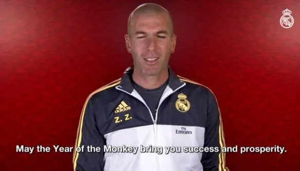 Zidane aussi se met au chinois