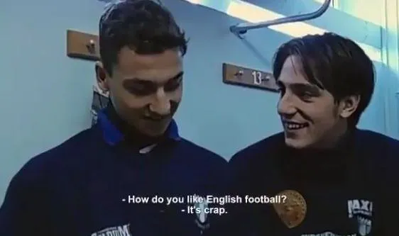 Ibrahimović : «<span style="font-size:50%">&nbsp;</span>Le foot anglais, c’est de la m….»