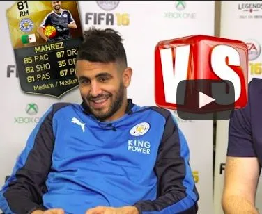 Mahrez bat un YouTubeur FIFA