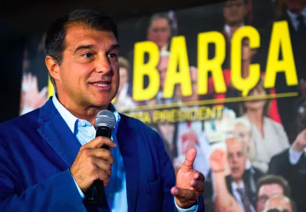 Laporta se moque de Ronaldo
