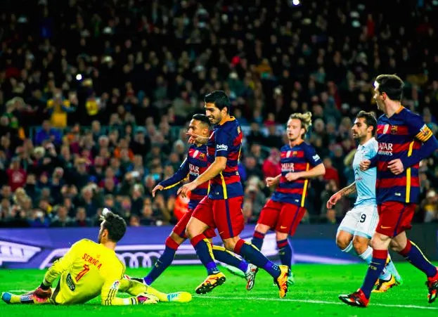 Quand le penalty «<span style="font-size:50%">&nbsp;</span>Messi – Suárez<span style="font-size:50%">&nbsp;</span>» foire totalement