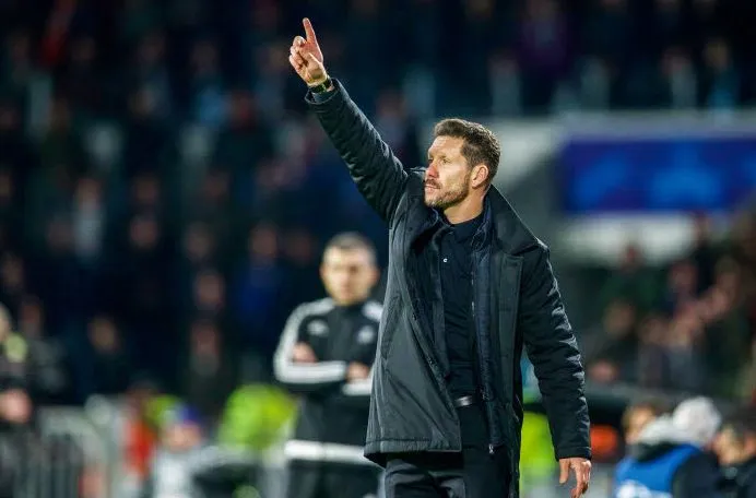 La chorégraphie de Simeone contre le PSV