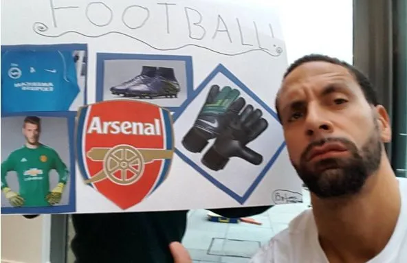 Le fils de Rio Ferdinand définit le football&#8230; avec Arsenal