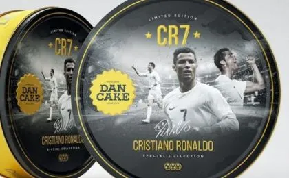 Cristiano Ronaldo s’affiche sur des boîtes de cookies