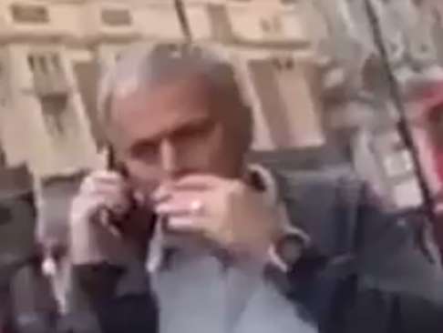 Quand Mourinho ne veut pas être filmé