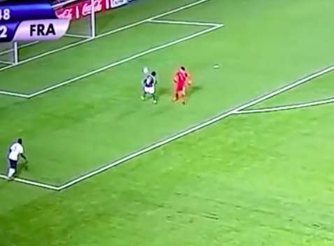 Le geste fou de Luca Zidane