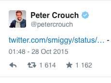 Crouch trolle un fan de Chelsea