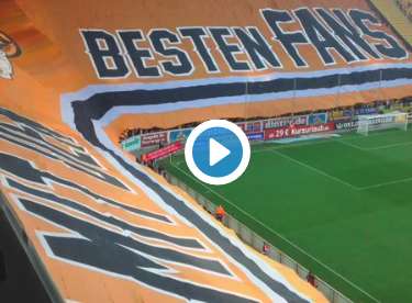 L&rsquo;incroyable tifo du Dynamo Dresden