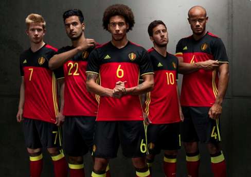 Le nouveau maillot de la Belgique